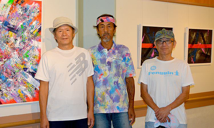 かみかぜいのうえ、鈴木 裕、神谷典幸　現代絵画3人展