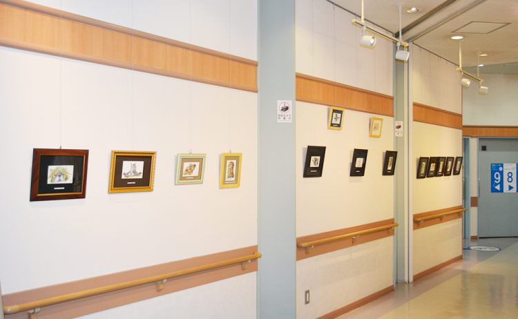 志知 冨久仁　はがき絵展